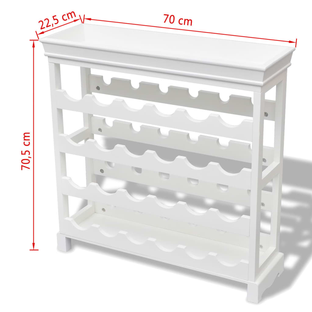 Wine Cabinet Abreu White - OLBRIT