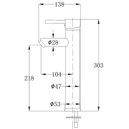 Bathroom Mixer Tap Brass - OLBRIT