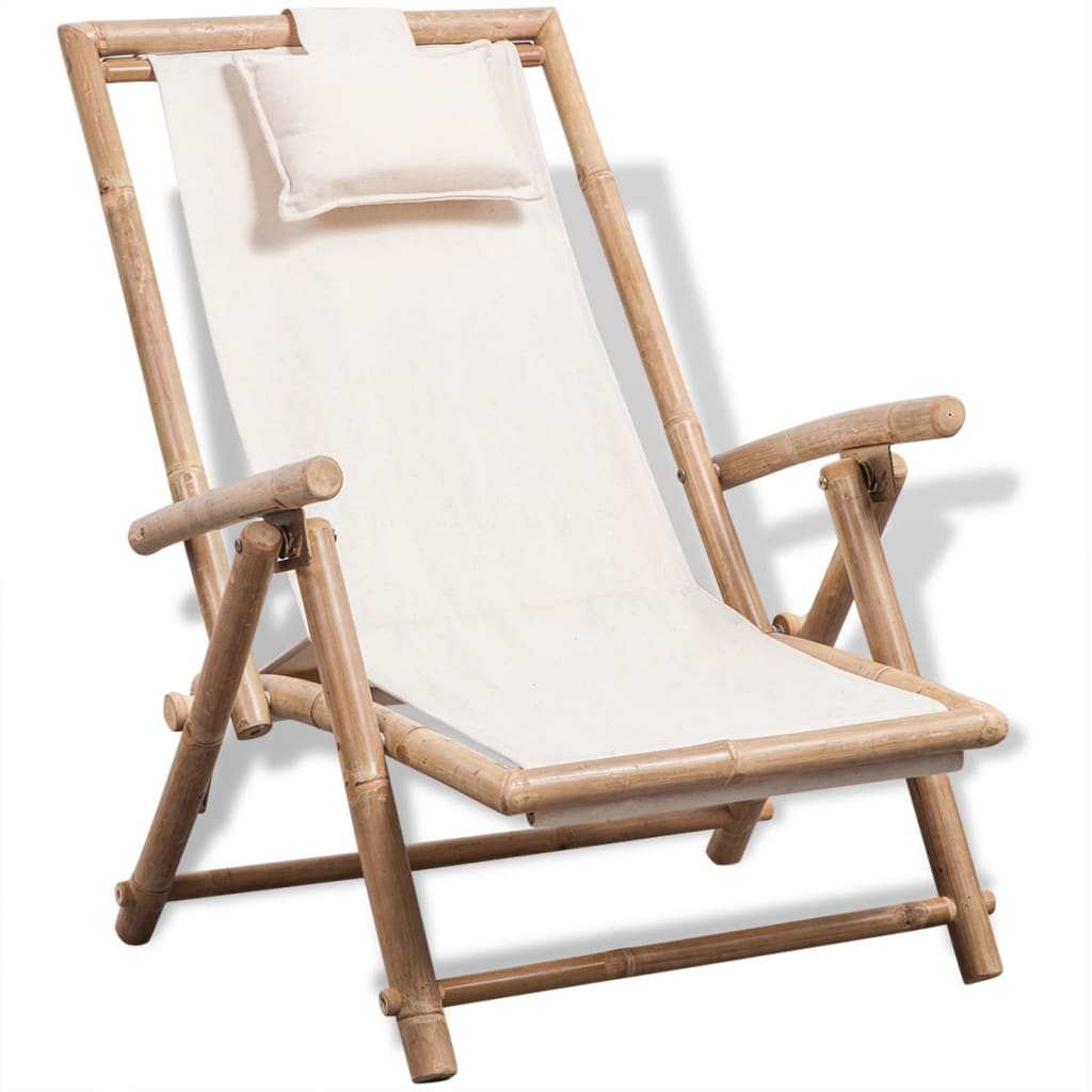 Outdoor Deck Chair Bamboo - OLBRIT