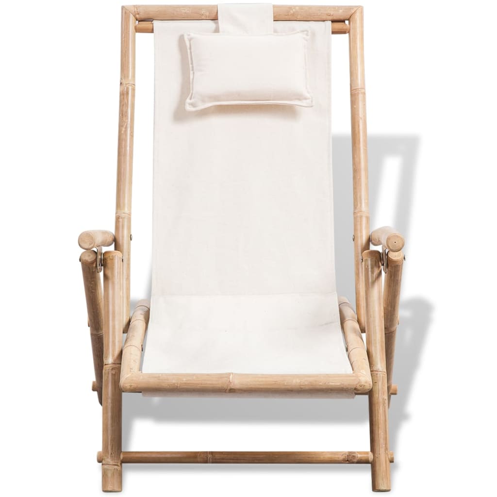 Outdoor Deck Chair Bamboo - OLBRIT