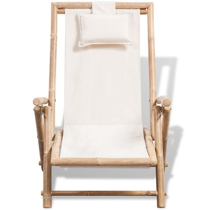 Outdoor Deck Chair Bamboo - OLBRIT