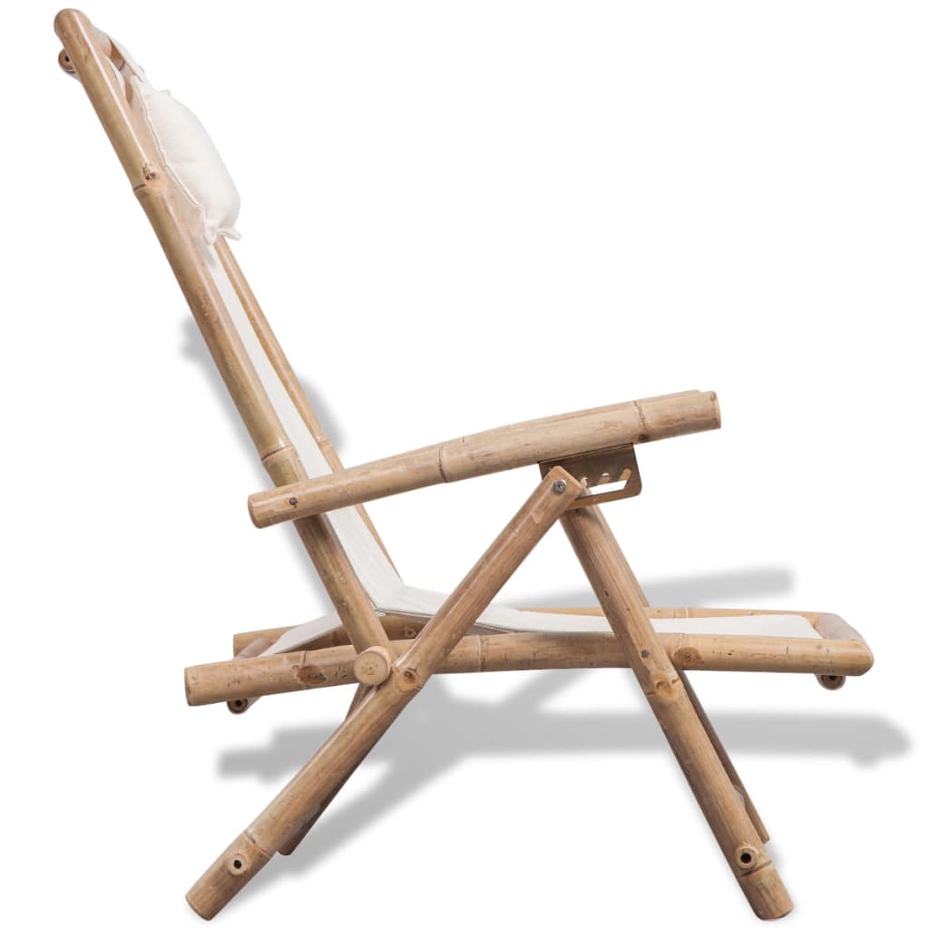 Outdoor Deck Chair Bamboo - OLBRIT