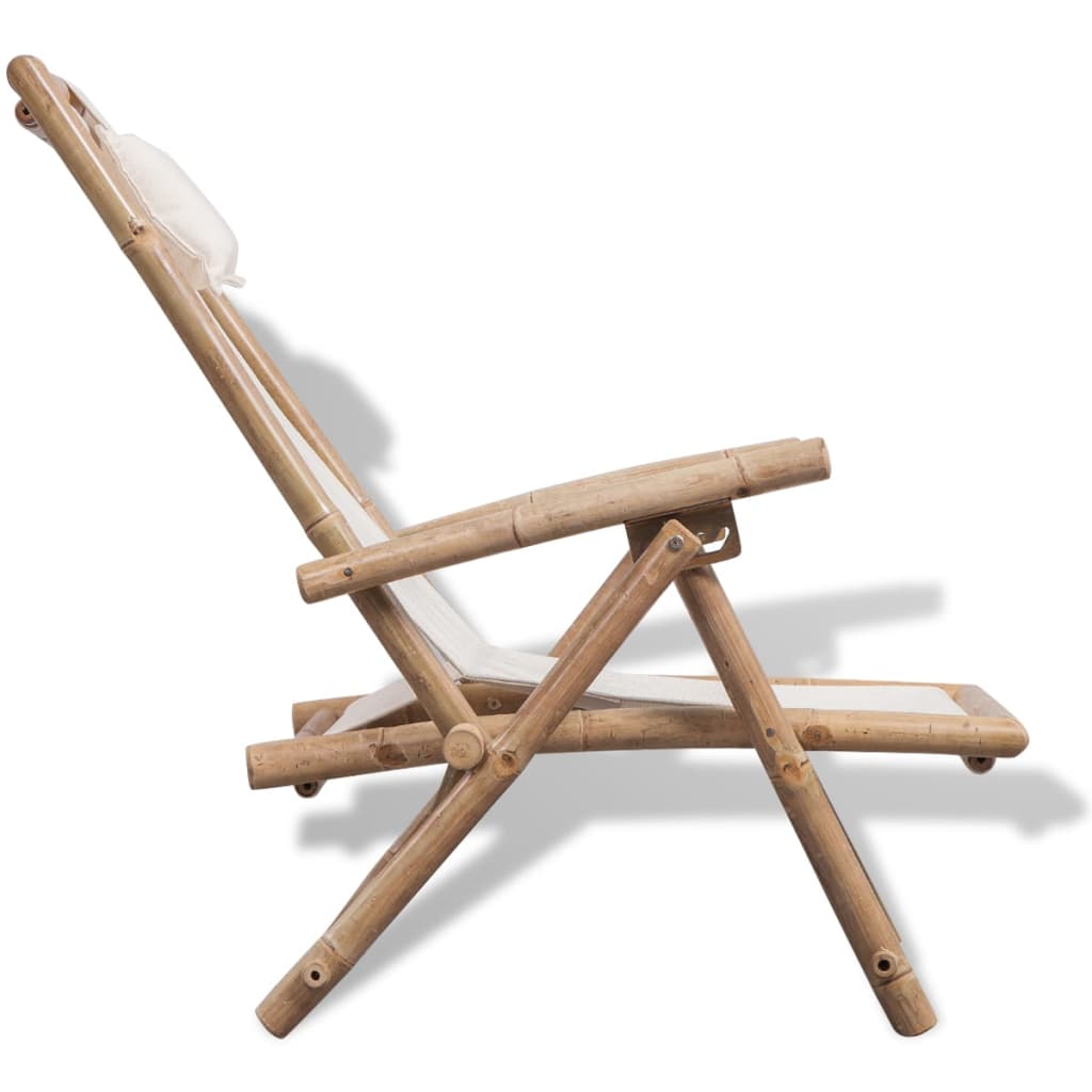 Outdoor Deck Chair Bamboo - OLBRIT