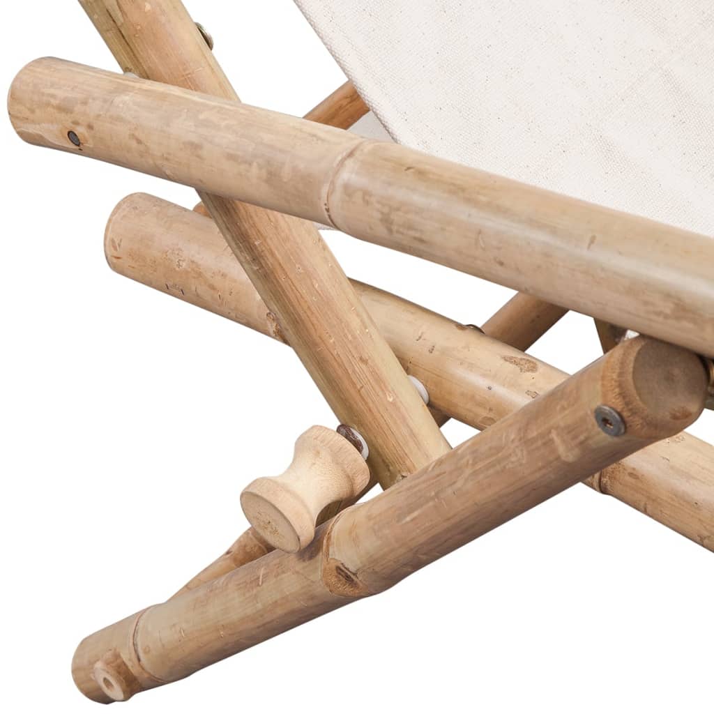 Outdoor Deck Chair Bamboo - OLBRIT