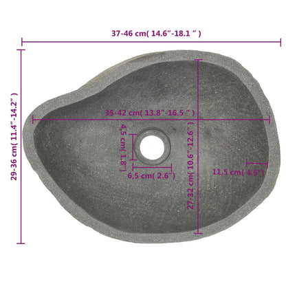 Basin River Stone Oval 37-46 cm - OLBRIT