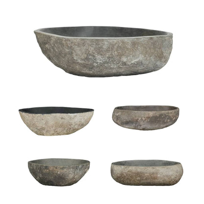 Basin River Stone Oval 45-53 cm - OLBRIT