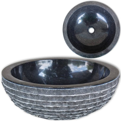 Basin Marble 40 cm Black - OLBRIT