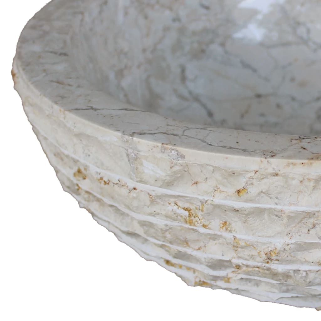 Basin Marble 40 cm Cream - OLBRIT