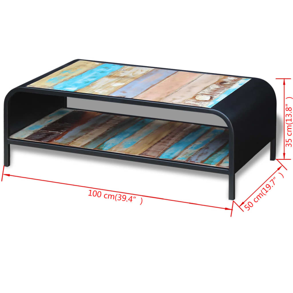 Coffee Table Solid Reclaimed Wood - OLBRIT