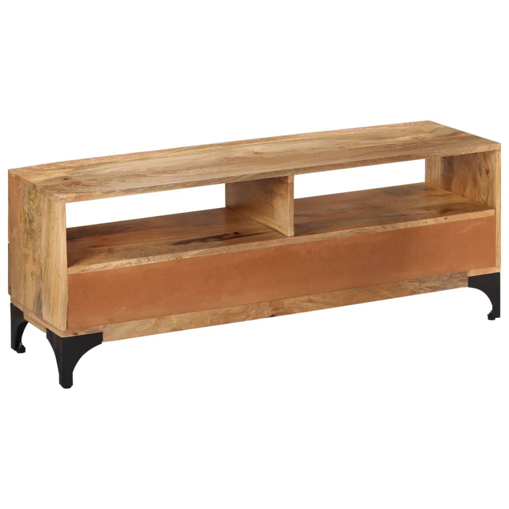 TV Stand Mango Wood 120x35x45 cm - OLBRIT