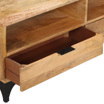 TV Stand Mango Wood 120x35x45 cm - OLBRIT