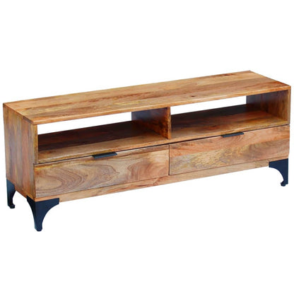 TV Stand Mango Wood 120x35x45 cm - OLBRIT