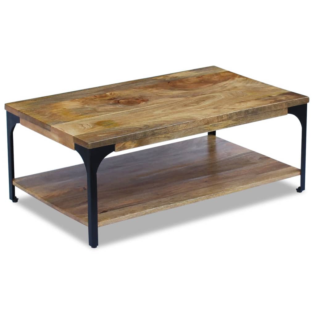 Coffee Table Mango Wood 100x60x38 cm - OLBRIT