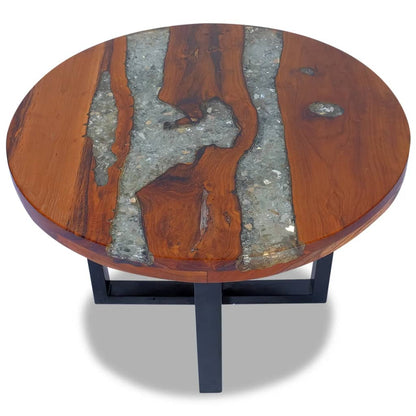 Coffee Table Teak Resin 60 cm - OLBRIT