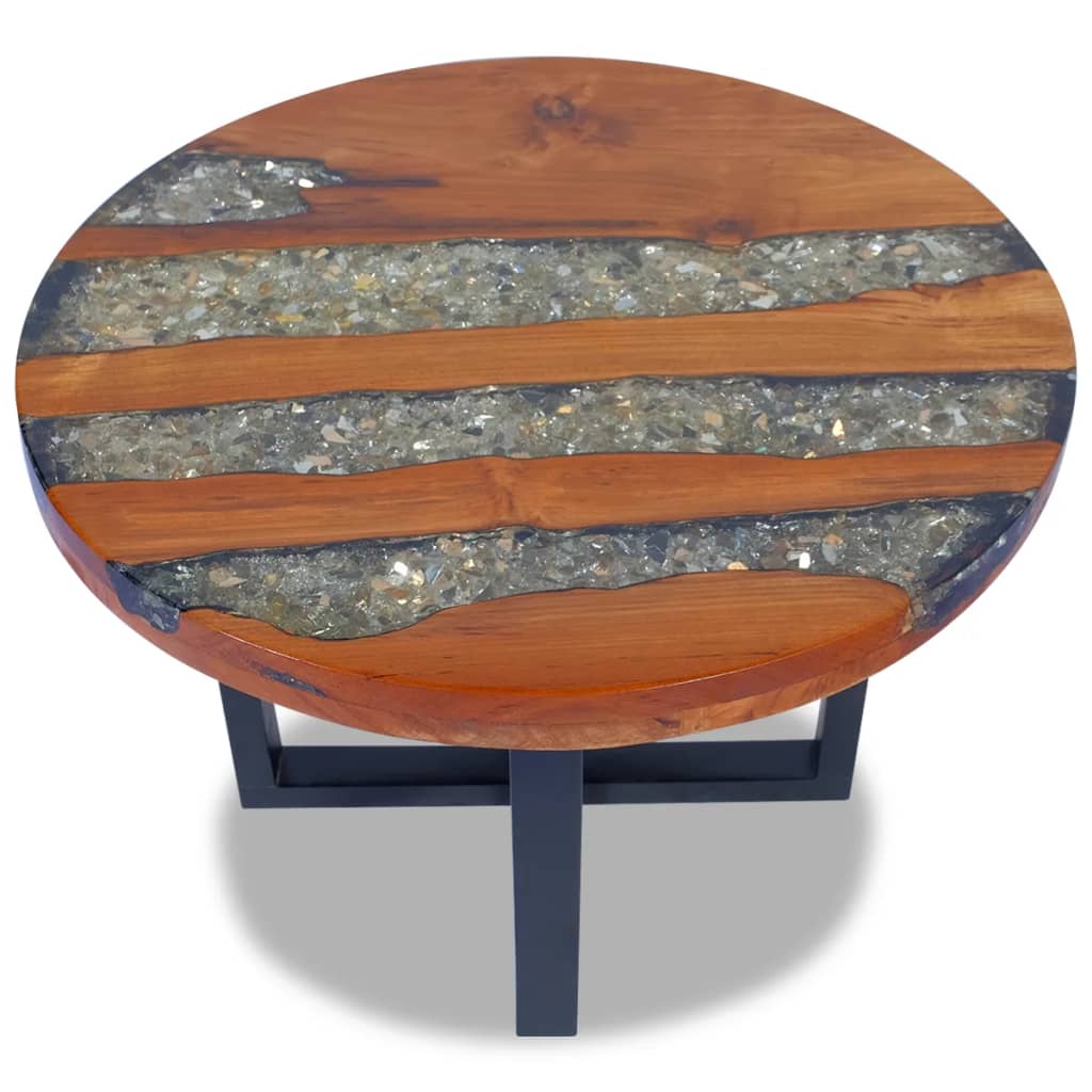 Coffee Table Teak Resin 60 cm - OLBRIT