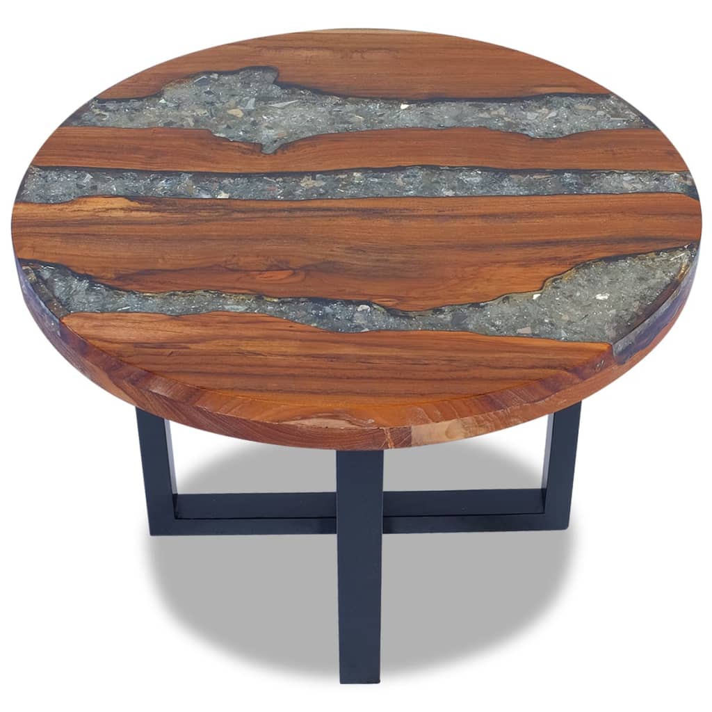 Coffee Table Teak Resin 60 cm - OLBRIT