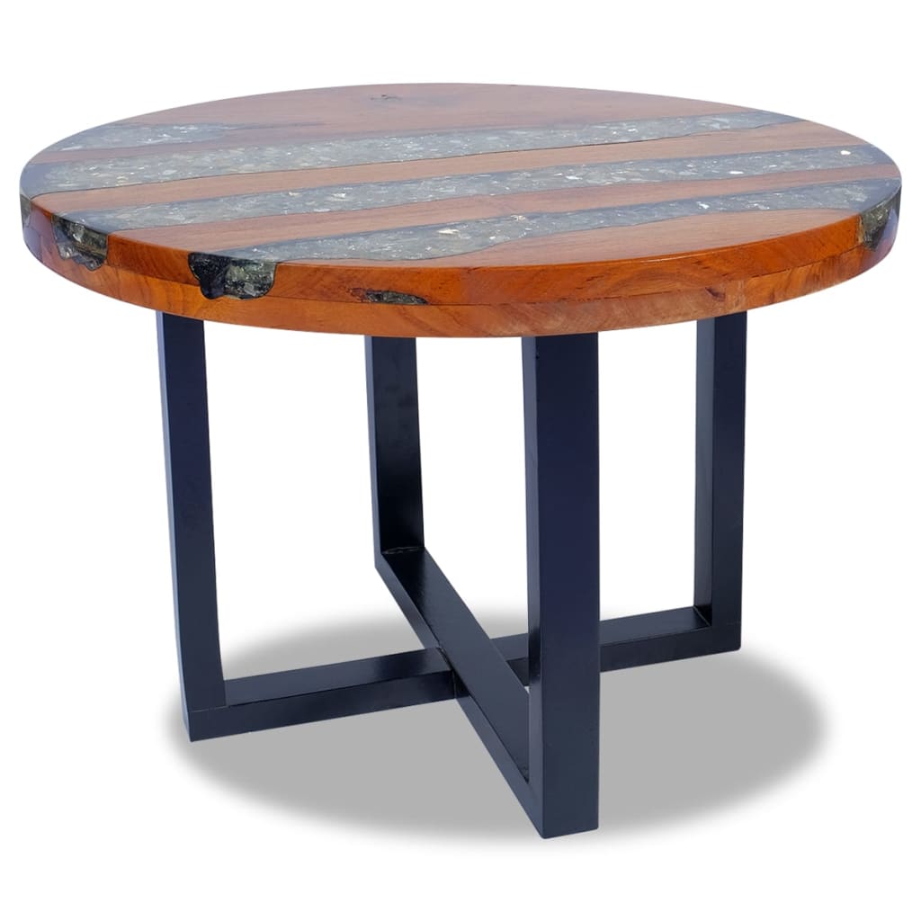 Coffee Table Teak Resin 60 cm - OLBRIT
