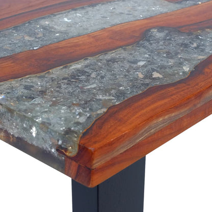 Coffee Table Teak Resin 100x50 cm - OLBRIT