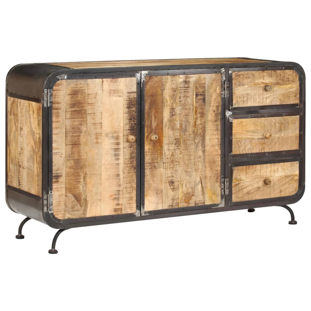 Sideboard 140x40x80 cm Solid Mango Wood - OLBRIT