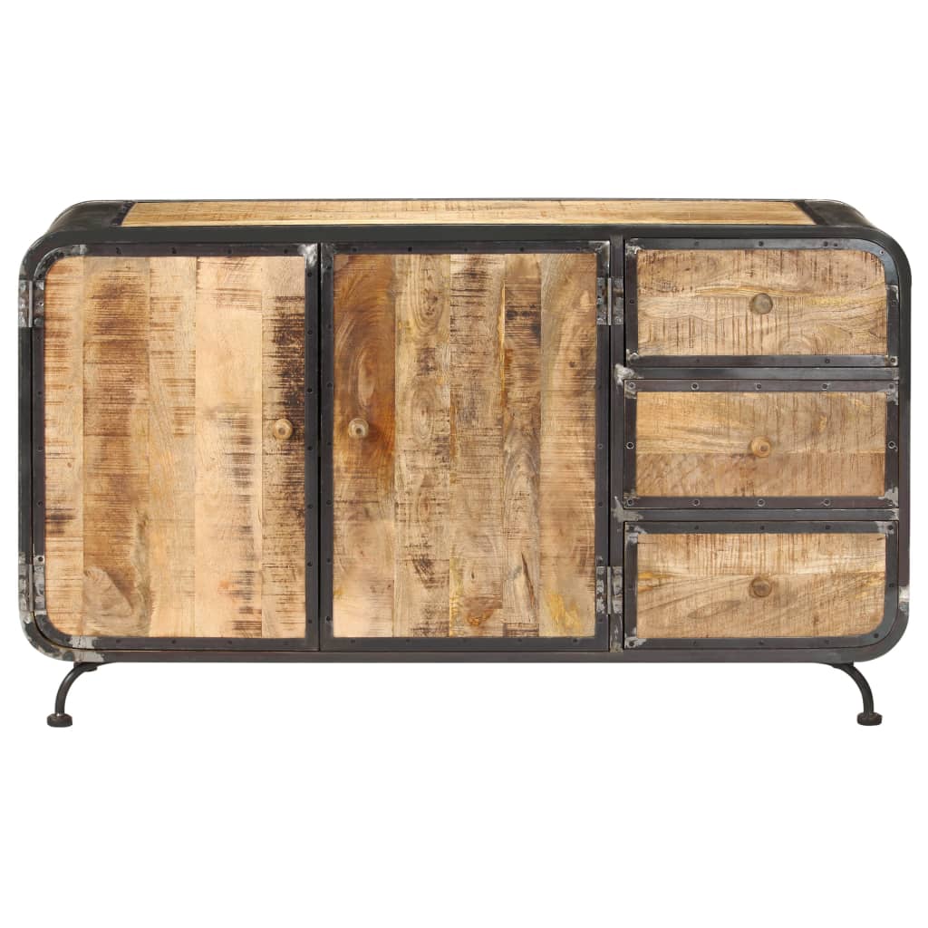 Sideboard 140x40x80 cm Solid Mango Wood - OLBRIT