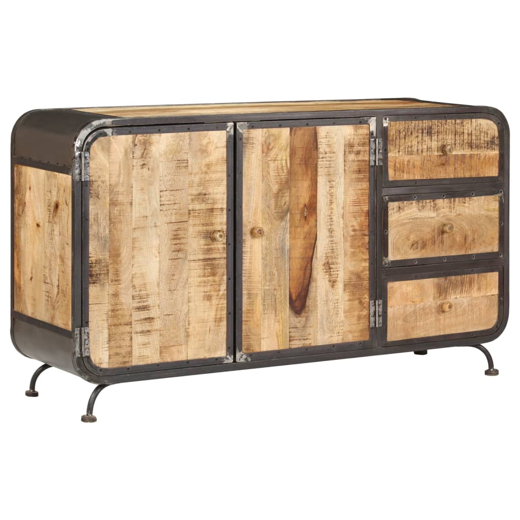 Sideboard 140x40x80 cm Solid Mango Wood - OLBRIT