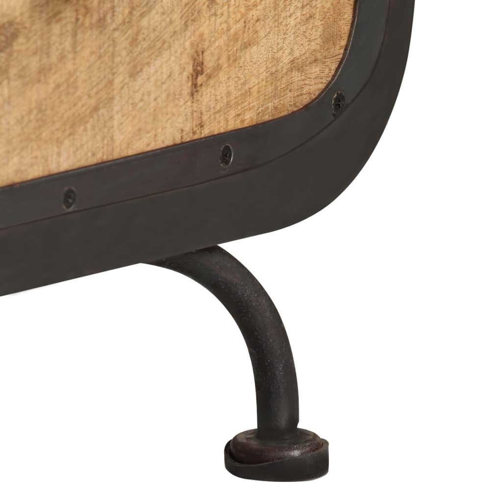Sideboard 140x40x80 cm Solid Mango Wood - OLBRIT