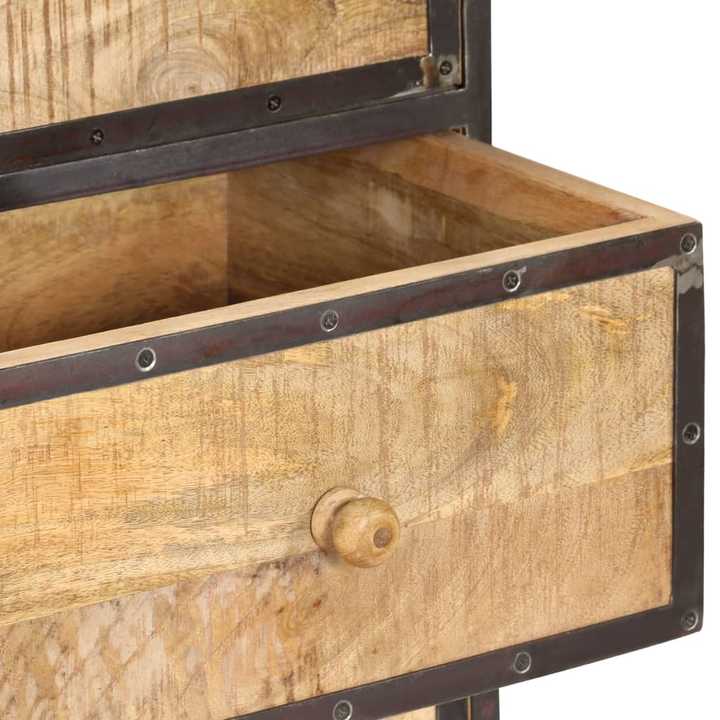 Sideboard 140x40x80 cm Solid Mango Wood - OLBRIT
