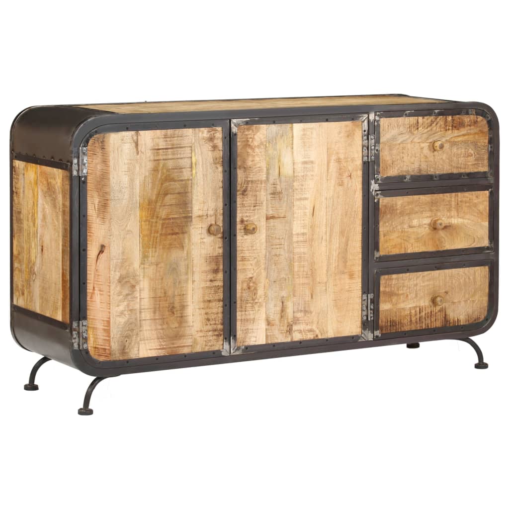 Sideboard 140x40x80 cm Solid Mango Wood - OLBRIT