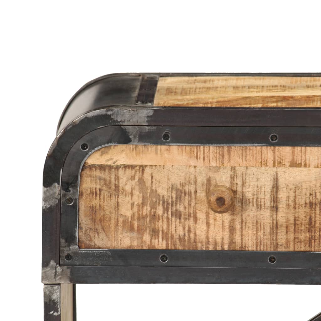 Sideboard 120x30x75 cm Solid Mango Wood - OLBRIT