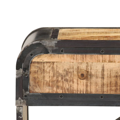 Sideboard 120x30x75 cm Solid Mango Wood - OLBRIT