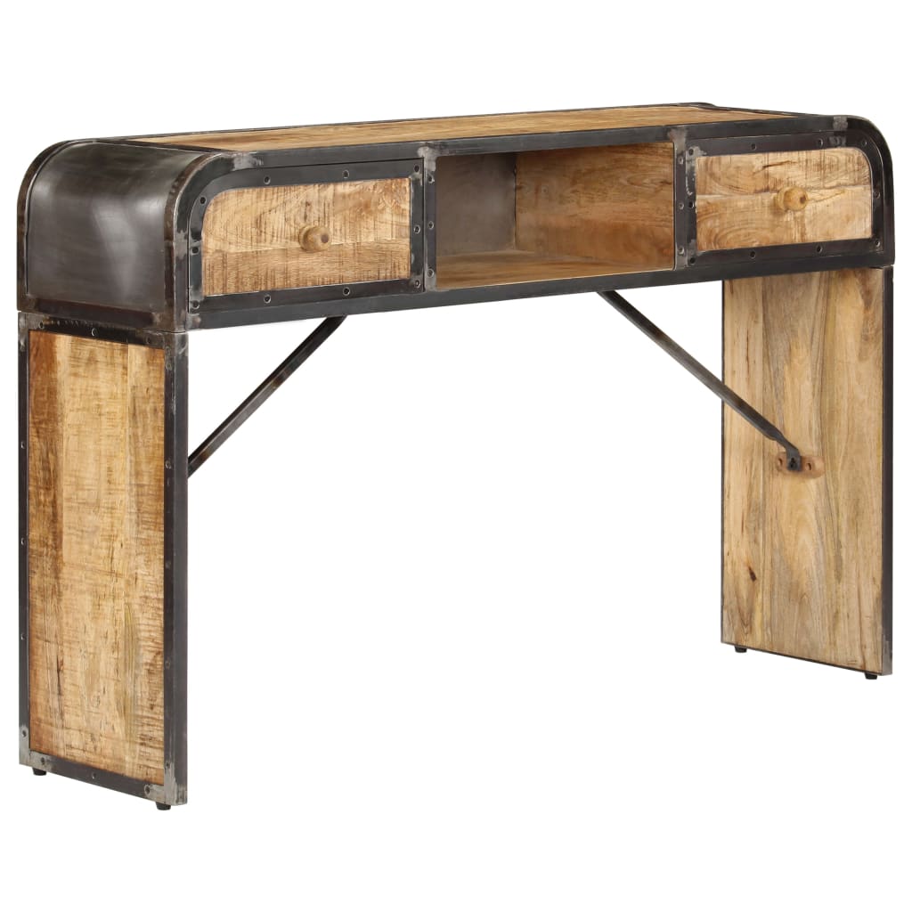 Sideboard 120x30x75 cm Solid Mango Wood - OLBRIT