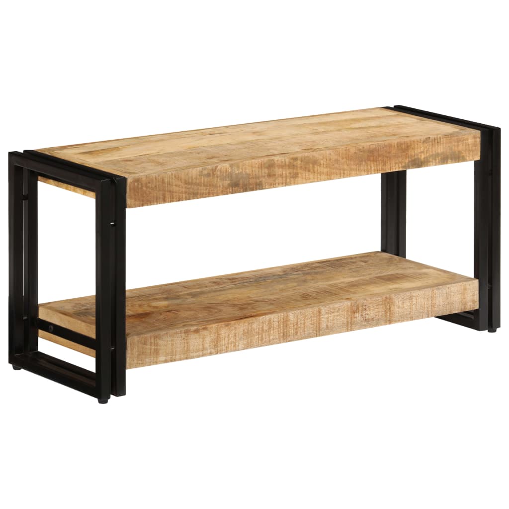 TV Cabinet 90x30x40 cm Solid Mango Wood - OLBRIT