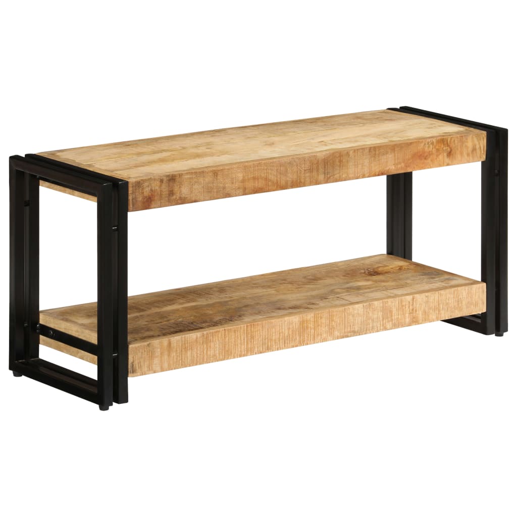 TV Cabinet 90x30x40 cm Solid Mango Wood - OLBRIT