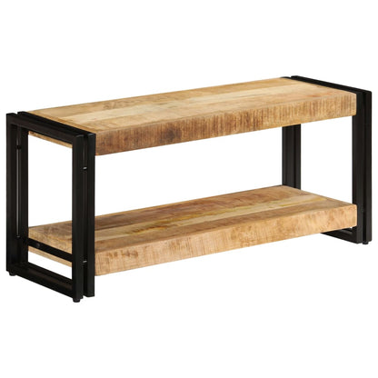 TV Cabinet 90x30x40 cm Solid Mango Wood - OLBRIT