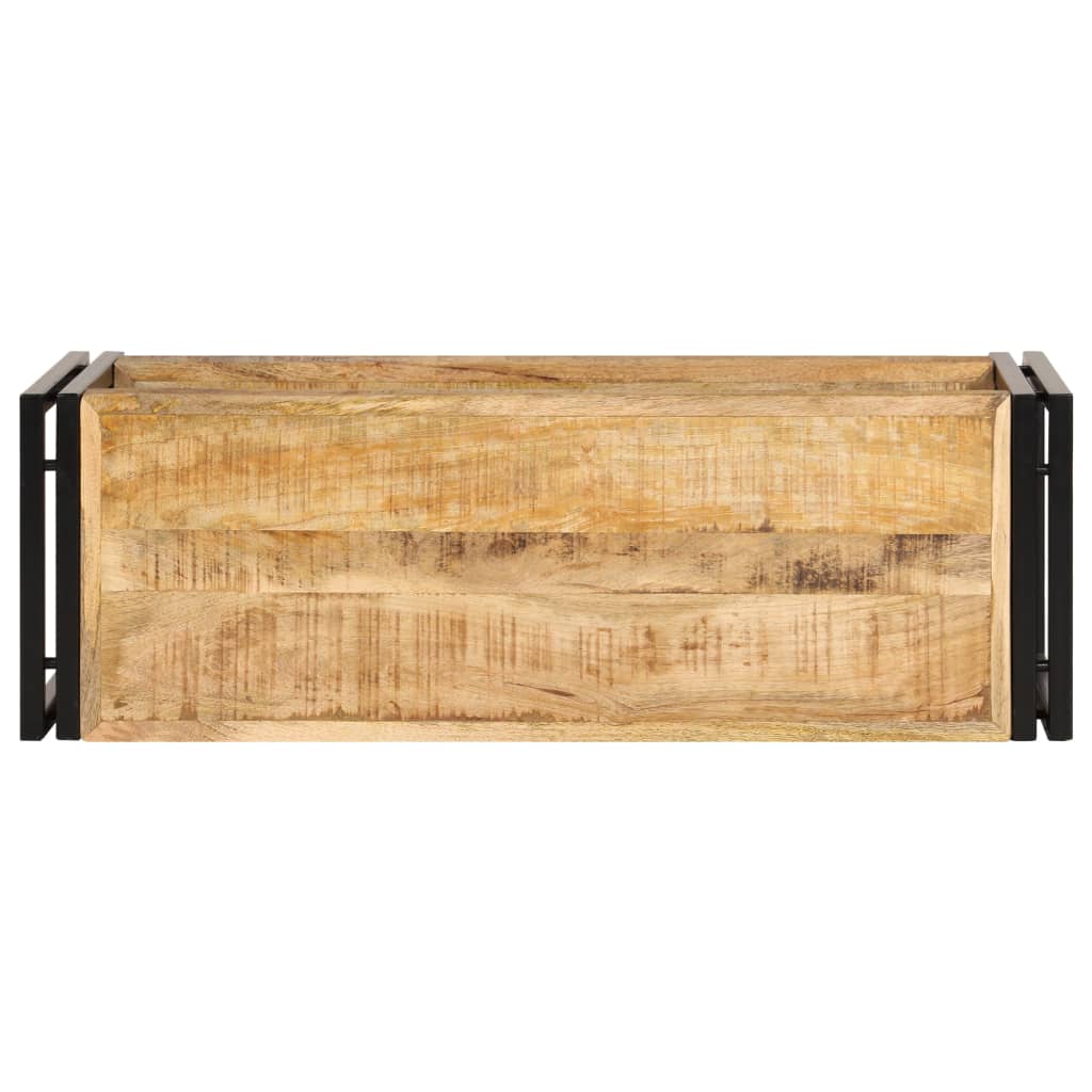 TV Cabinet 90x30x40 cm Solid Mango Wood - OLBRIT