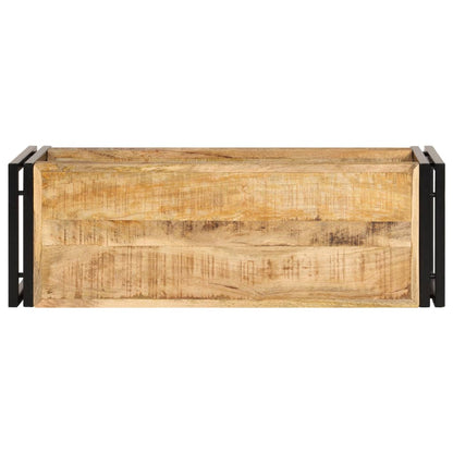 TV Cabinet 90x30x40 cm Solid Mango Wood - OLBRIT
