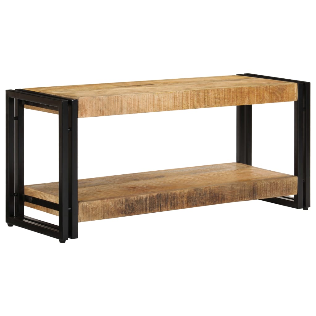 TV Cabinet 90x30x40 cm Solid Mango Wood - OLBRIT