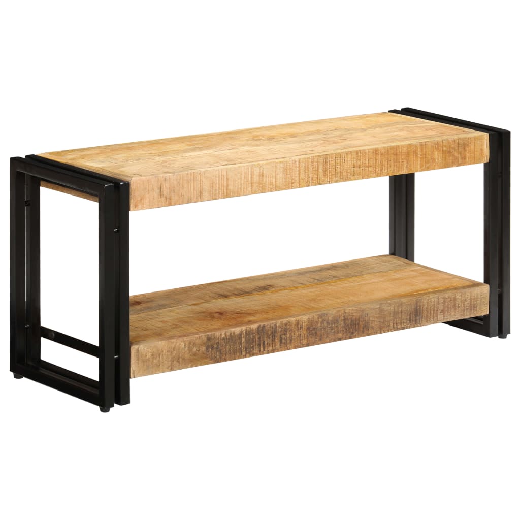 TV Cabinet 90x30x40 cm Solid Mango Wood - OLBRIT