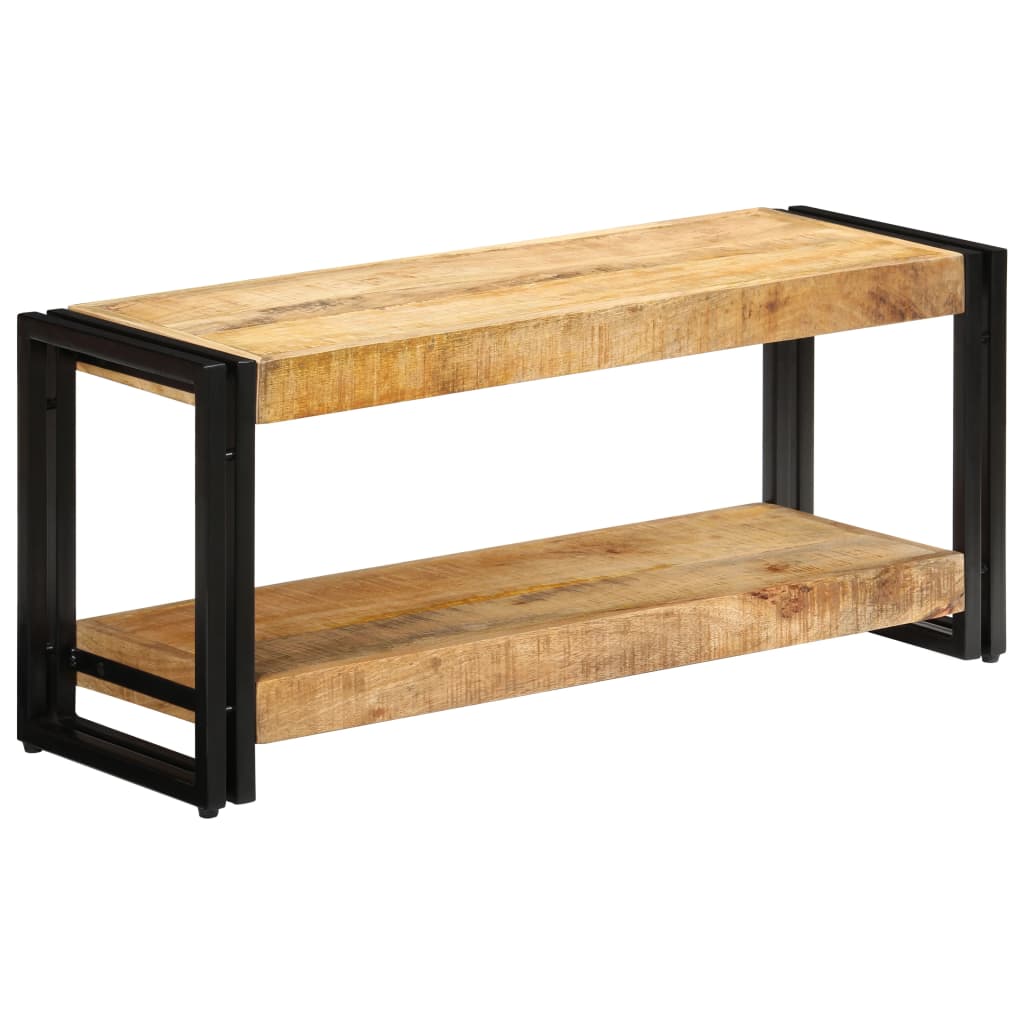 TV Cabinet 90x30x40 cm Solid Mango Wood - OLBRIT