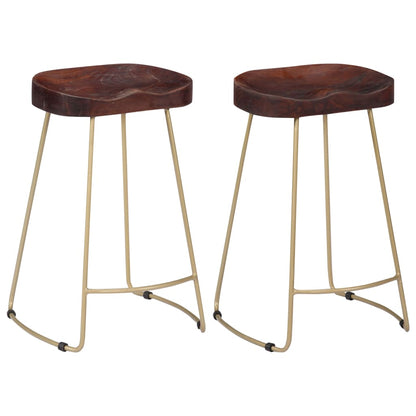 Gavin Bar Stools 2 pcs Solid Mango Wood - OLBRIT