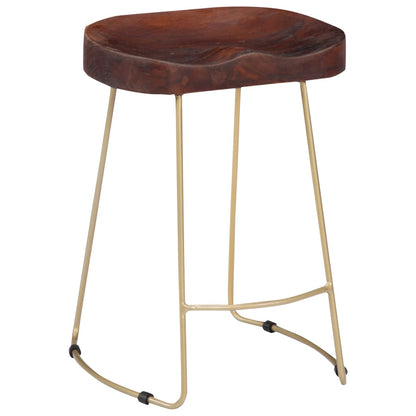 Gavin Bar Stools 2 pcs Solid Mango Wood - OLBRIT
