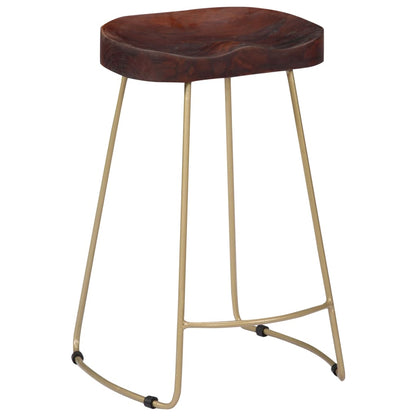 Gavin Bar Stools 2 pcs Solid Mango Wood - OLBRIT