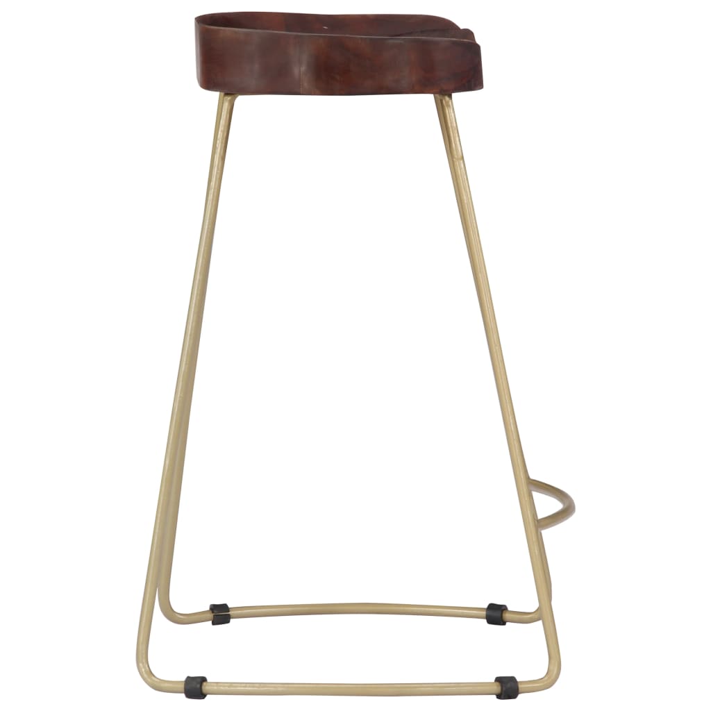 Gavin Bar Stools 2 pcs Solid Mango Wood - OLBRIT
