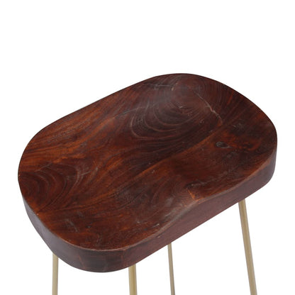 Gavin Bar Stools 2 pcs Solid Mango Wood - OLBRIT