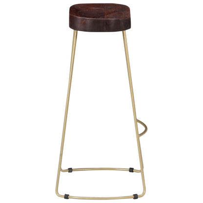 Gavin Bar Stools 2 pcs Solid Mango Wood - OLBRIT