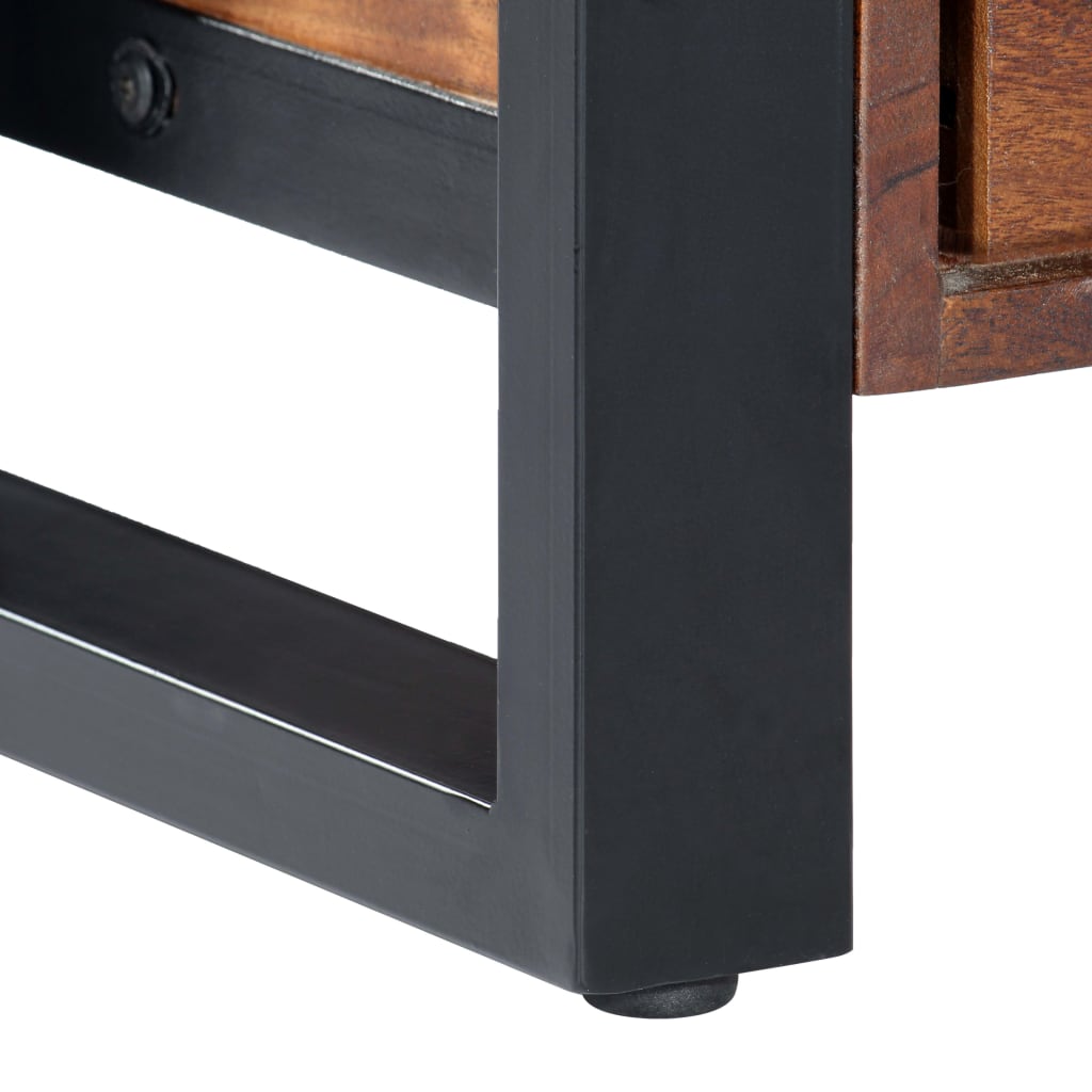 TV Cabinet 140x30x45 cm Solid Acacia Wood - OLBRIT