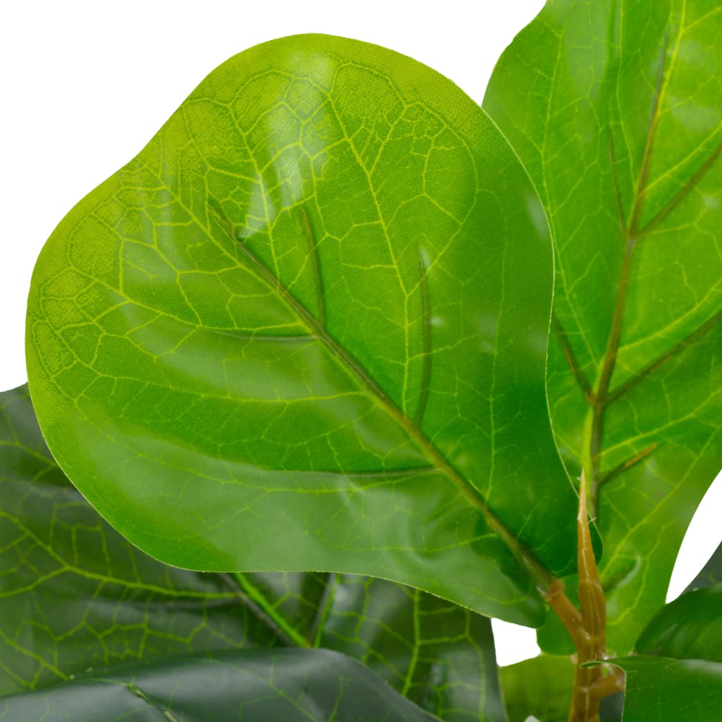 Artificial Plant Fiddle Leaves with Pot Green 45 cm - OLBRIT