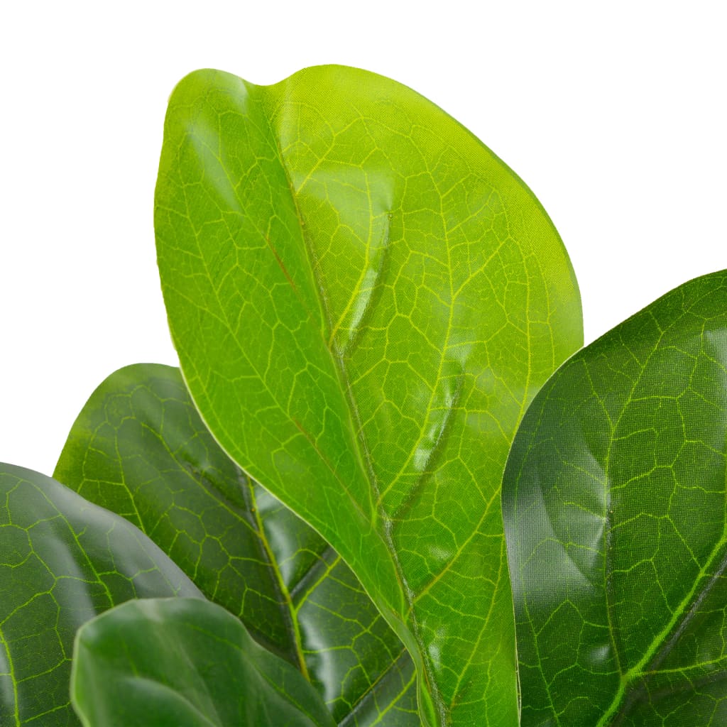 Artificial Plant Fiddle Leaves with Pot Green 90 cm - OLBRIT