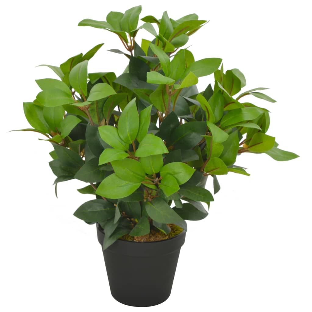 Artificial Plant Laurel Tree with Pot Green 40 cm - OLBRIT