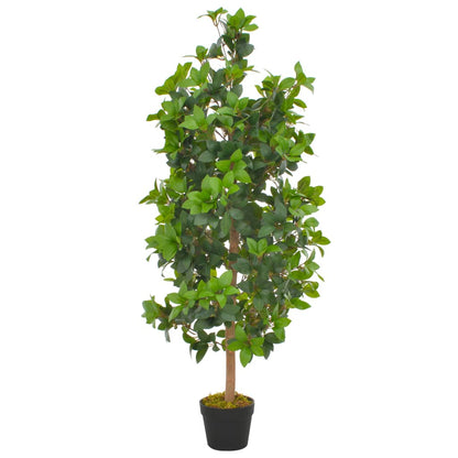 Artificial Plant Laurel Tree with Pot Green 120 cm - OLBRIT